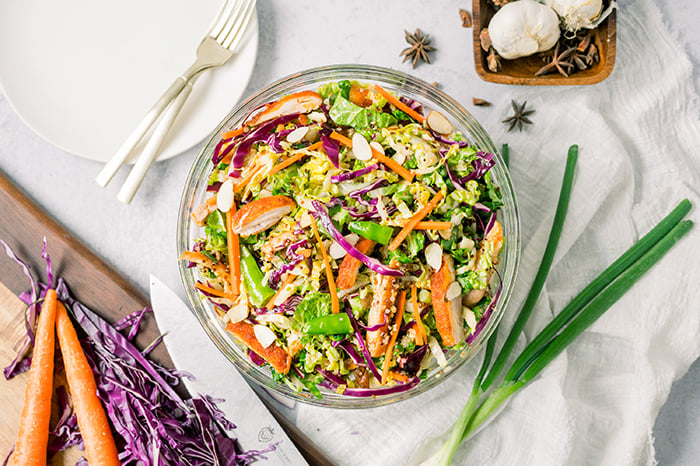 Asian Chicken Slaw (PCOS-Friendly)