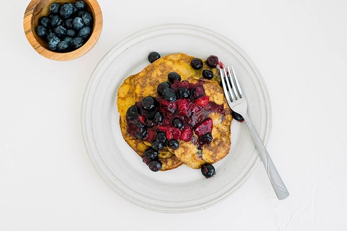 PCOS-Friendly Pumpkin Pancakes