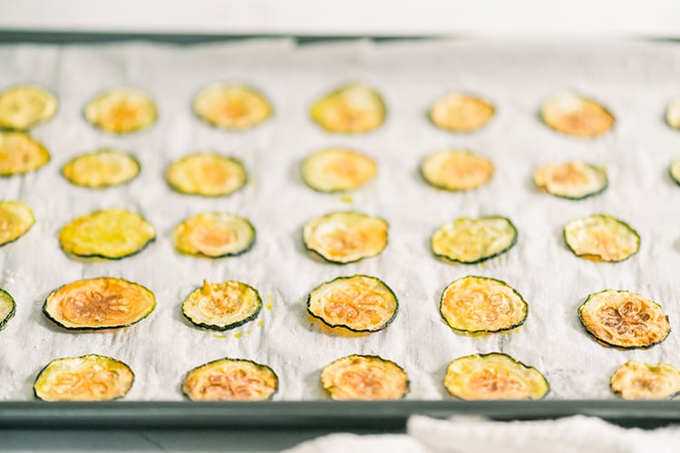 PCOS Recipe Zucchini Chips