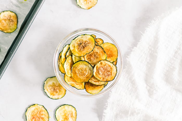 PCOS Recipe Zucchini Chips