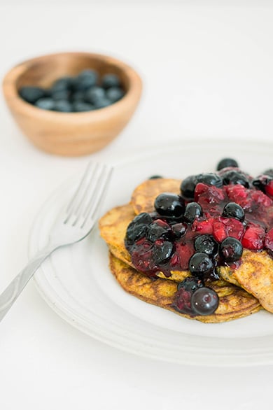 PCOS-Friendly Pumpkin Pancakes