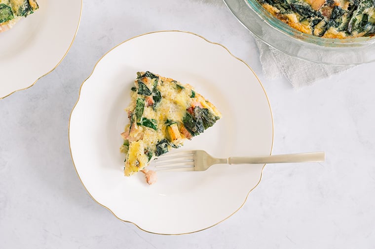 PCOS-friendly Swiss Chard Quiche